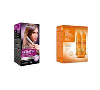 KATIVA - Kit Lissage Brésilien Végétalien Xpress à Double Kératine et Lot 3 Soins Lissage Brésilien - Shampooing + Après-Shampooing + Masque