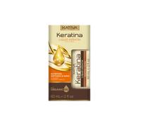 KATIVA - Liquid Keratin | Huile capillaire 60 ml | Formulée avec kératine et protéines de cystéine. Réduit les frisottis. Lisse les pointes. S’utilise la nuit ou en finition