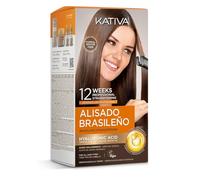 Lissage Brésilien - KATIVA - Kératine - Huile de Coco - Soin Professionnel - Sans Formol
