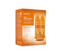 Kativa Post Alisado Kit Shampooing, après-shampooing et masque sans sel 250 ml