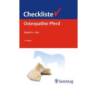 Katja Eser Checkliste Osteopathie Pferd (Poche)