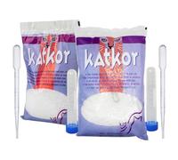 KatKor Lot de 2 kits d'échantillonnage d'urine - Litière pour chat non absorbante pour prélèvement d'échantillons d'urine avec tubes gradués de 10 ml et bouchons sécurisés - Kit d'échantillons d'urine