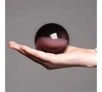 KatLin Boule de Cristal œil de Chat en Quartz Naturel, 40mm, Violet, Opale œil de Chat, décor Artisanal, sphère de Quartz, Pierre, décor de Bureau Ornements