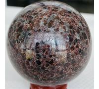 KatLin Boule de grenat naturel poli à la main Crystal Energy Décoration de bureau à domicile Cadeaux artisanaux Ornements (Size : 700-800g)
