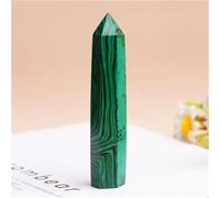 KatLin Tour de Malachite 7-9cm, Pierre Naturelle, géode, Cristal, énergie de guérison, Pierre minérale, décoration de la Maison Ornements