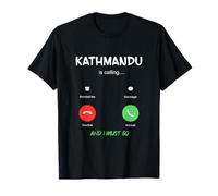 Katmandu Appelle et Je Dois partir en Voyage au Népal T-Shirt