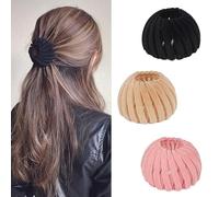 katmerio Lot de 3 grandes pinces à cheveux pour femme - Style vintage - Antidérapantes - Accessoire de cheveux pour filles et femmes