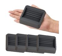 katmerio Lot de 5 patins à roulettes antidérapants en caoutchouc pour fauteuil roulant de bureau - Dessous de meubles solides - Dessous de piano antidérapant pour tous les sols et roues, canapés et