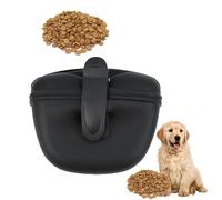 katmerio Sac à friandises en silicone pour chien - Petit sac d'entraînement avec fermeture magnétique et clip à la taille