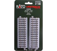 Kato 2-140 HO Lot de 4 racks droits 123 mm