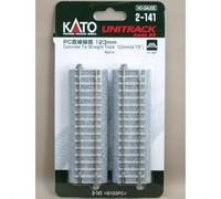 Kato 2-141 Rail Droit / Straight Track Concrete Tie 123mm 4pcs - HO