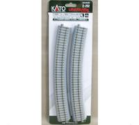 Kato 2-252 Rail Courbe / Curve Track Concrete Tie Easment R790 22.5° 2pcs - HO