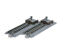 KATO 20-047 Paire Rail Morte mm.62 Avec Contact Tampon Et Arrêt Échelle-n