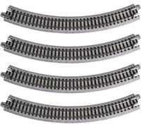 KATO 20-100 N.4 Rails Courbe Avec Lest Rayon 45° mm.249 R249-45 Échelle-n