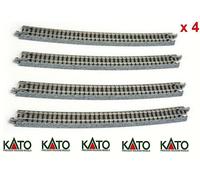 KATO 20-110 N.4 Rails À Courbe Avec Lest 45° mm.282 Rayon R282 Échelle-n
