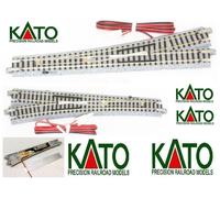 KATO 20-202 SCAMBIO ELETTRICO de Gauche À 15° Gr. mm.718 Avec Lest Échelle-n