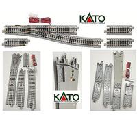 KATO 20-221 Aiguille Électrique Droite 481 mm Rayon 15º Gravier 15° N