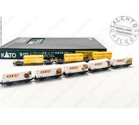KATO 7074102 Ensemble De 8 Wagons Marchandises Avec Container Coop Et Poste Rhb