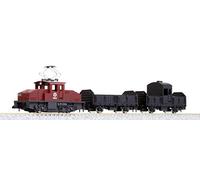 KATO by Lemke K10504-1 Lot de 3 locomotives N E-Lok Train de Marchandises avec 2 Wagons Ouverts