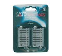 Kato (H0) Unitrack 2-105 Rail Droit 60 mm 4 pc(s)