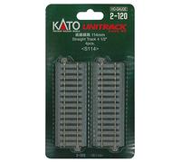Kato H0 Unitrack 2-120 Lot de 4 Rails Droits 114 mm
