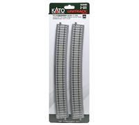 KATO H0 Unitrack 2-331 Lot de 4 Rails incurvés
