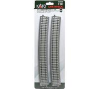 KATO H0 Unitrack 2-331 Lot de 4 Rails incurvés