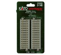 KATO HO jauge ligne droite 123mm 4 pièces 2-140 maquette ferroviaire...