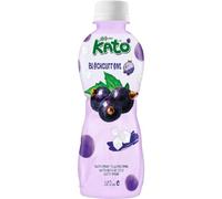 KATO - Jus de Cassis avec Nata de Coco - 1 X 320 ML (Lot de 6)