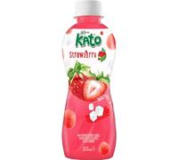 KATO - Jus de Fraise avec Nata de Coco - 1 X 320 ML