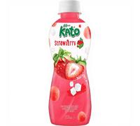 KATO Jus de fraise avec nata de coco - 320 ml