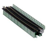 KATO N écartement simple voie pont poutre pont incurvé gris 20-467 train mini...