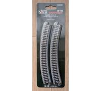KATO N Gauge 20-130 Courbe voie R348-30° (4 pièces) / Maquette ferroviaire Fo...