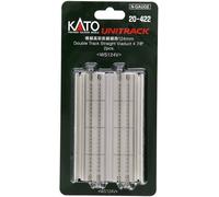 KATO N Gauge 20-422 Double voie ligne droite surélevée 124 mm (2 pièces) /...