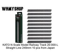 KATO N gauge voie droite 248mm 10 pièces 20-000-L modèle ferroviaire fournitu...