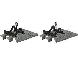 KATO Paire Tampons Rail Morte mm.35 Avec Faux Progression En Échelle N-1/160