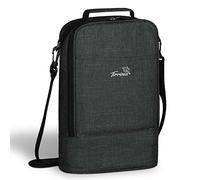 Kato Tirrinia Sac Isotherme pour 2 Bouteilles de vin avec Compartiment Isotherme pour Les Restaurants BYOB, dégustation de vin, Voyage, Parc, Plage, Excellent Cadeau pour Les Amateurs de vin