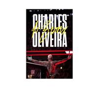 KATONG Poster sur toile Charles Oliveira UFC - Décoration murale pour salon, chambre à coucher - 30 x 45 cm