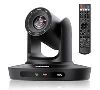 KATOVJJTS Système de caméra PTZ 4K UHD avec zoom optique 20x, idéal pour le culte de l'église, les vidéoconférences et le streaming en direct avec Vmix, Zoom, OBS, YouTube Livestream