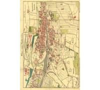 Katowice Poland Map Journal: Vintage Map Notebook