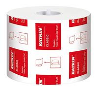 Katrin 103424 Classic System toilet Eco papier 100% recyclé, fibre (lot de 36)