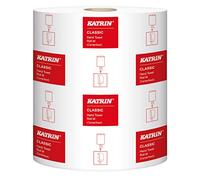 KATRIN KATRIN Papier rouleaux essuie-mains 1 couche blanc, 20,5x38 cm, 790 feuilles Quantité:6