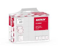 Katrin Classic Non-Stop M2 Serviette en papier double épaisseur 20,3 x 24 cm avec interpli CE 25 x 160 = 4000 lingettes dans le pack de téléphone portable #61617