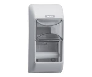 KATRIN KATRIN Distributeur de papier toilette pour 2 rouleaux, blanc Quantité:1