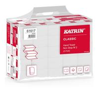 Katrin Serviettes en papier Classic Non-Stop M2 double épaisseur 20,3 x 24 cm 4 000 lingettes