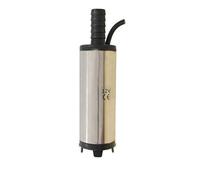 KATSU 12V 51mm Pompe de Transfert de Carburant Diesel en Acier Inoxydable, Pompe submersible d'Eau Huile avec Clips et 3m Câble pour Auto Camping-car, Caravane, Camion, Bateau 482107