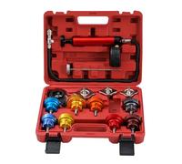 KATSU 15 Pièces Testeurs de Pression Universels pour Radiateur et Système de Refroidissement de Type Vide Détecteur de Fuite, Aluminium 450810