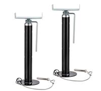 KATSU 2 Pièces RV Crics de Support Stabilisateurs Coulissants Robustes pour Camping-Car et Remorque de Voyage, Réglable de 15" à 37", Supporte Jusqu'à 5000 lbs
