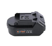 Katsu Adaptateur de batterie convertisseur compatible avec batterie Li-ion Dewalt 20 V compatible avec les outils électriques sans fil Makita 18 V