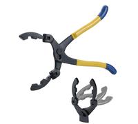 KATSU Clé Filtre à Huile Réglable 13" Pince Filtre à Huile à Mâchoire Pivotante à 180 Degrés Outil de Retrait pour Filtre de Moteur de Camion et Voiture de Ø 60 mm à Ø 115 mm